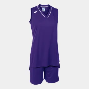 Set mujer Atlanta morado blanco